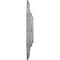 Ekena Millwork Orleans Medallion (Canopies up to 4 5/8"), 17 5/8"OD X 3 5/8"ID X 1 7/8"P, Ultra Pure White Crackle CM17OLUWC - alternate 5